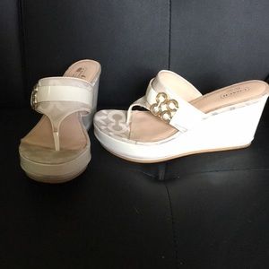 Coach wedges